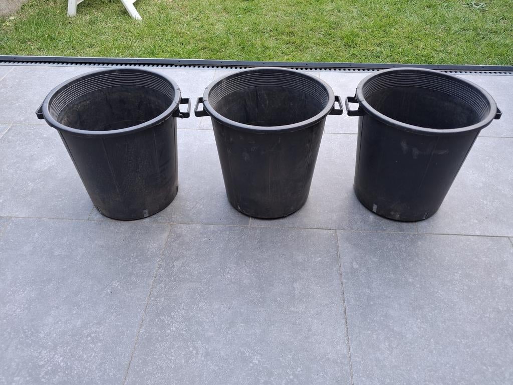 Bloempotten/groot/ handvatten, Tuin en Terras, Ophalen, Kunststof, Gebruikt, 40 cm of meer