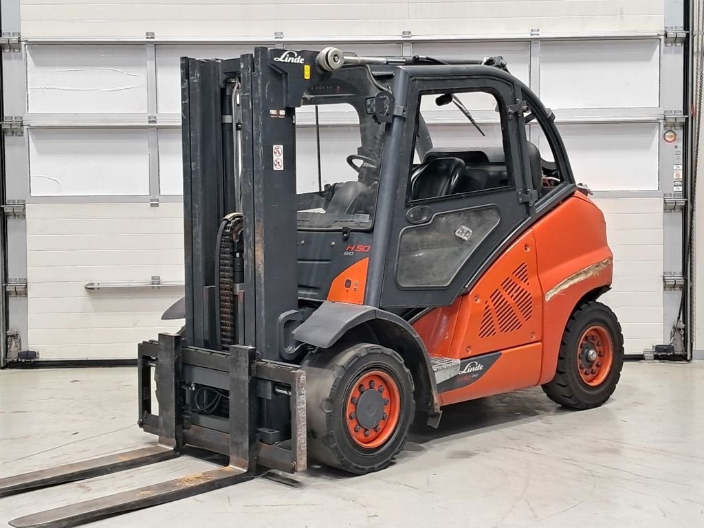 LINDE H50T-02, Meer dan 4000 kg, LPG, Heftruck, LINDE