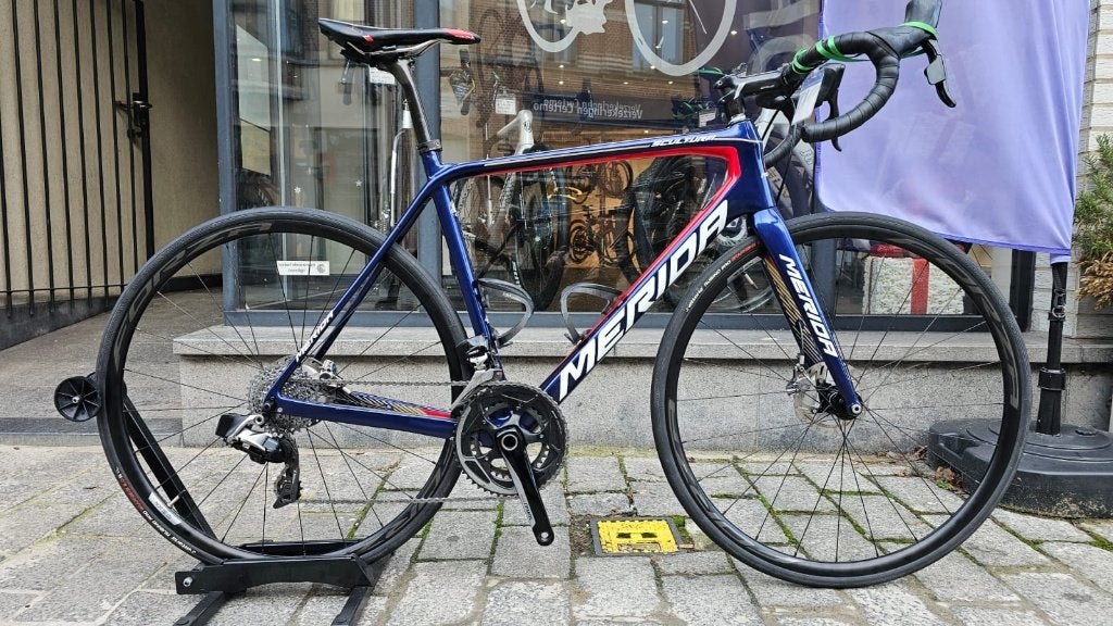 vélo de route Merida scultura Disc SRAM Red etap Axs, Enlèvement, Comme neuf