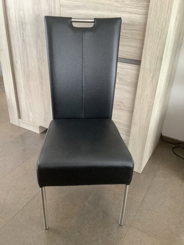 Eetkamerstoelen, Ophalen, Zo goed als nieuw, Zwart, Vijf, Zes of meer stoelen