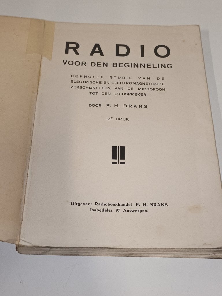 Livre de Radio ABC datant de 1936, Enlèvement ou Envoi