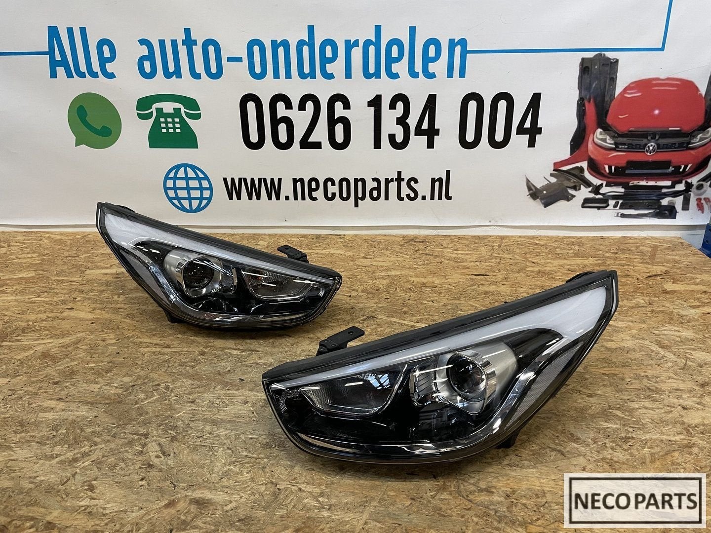 HYUNDAI IX35 XENON KOPLAMP KOPLAMPEN ORIGINEEL, -, Utilisé, Hyundai, -