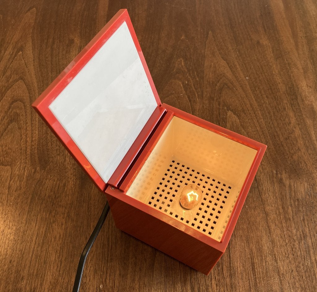 Lampe Cuboluce (Cini & Nils), Maison & Meubles, Moins de 50 cm, Synthétique, Enlèvement, Utilisé