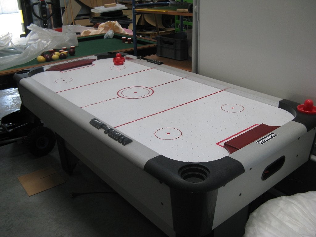 air hockey, Ophalen, Gebruikt