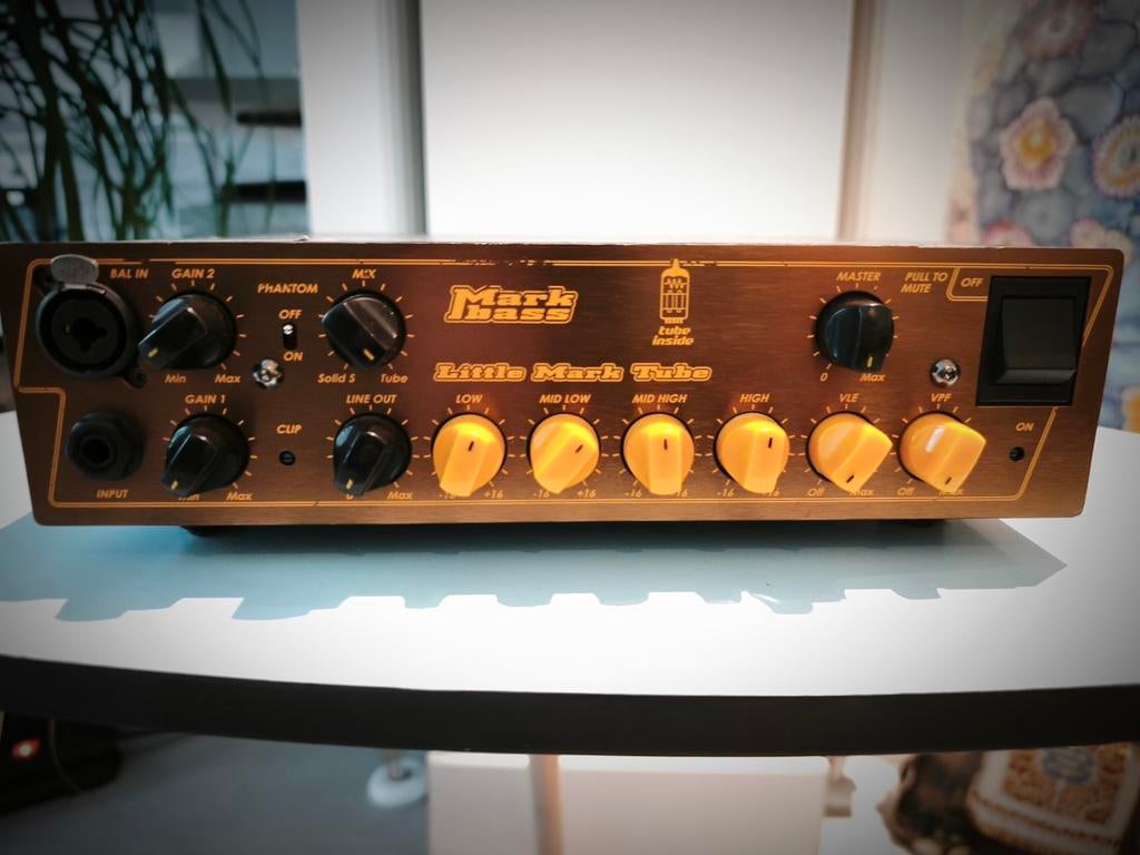 2005 Markbass Little Mark Tube (Defect/Project), Muziek en Instrumenten, Ophalen, Gebruikt, Basgitaar, 100 watt of meer