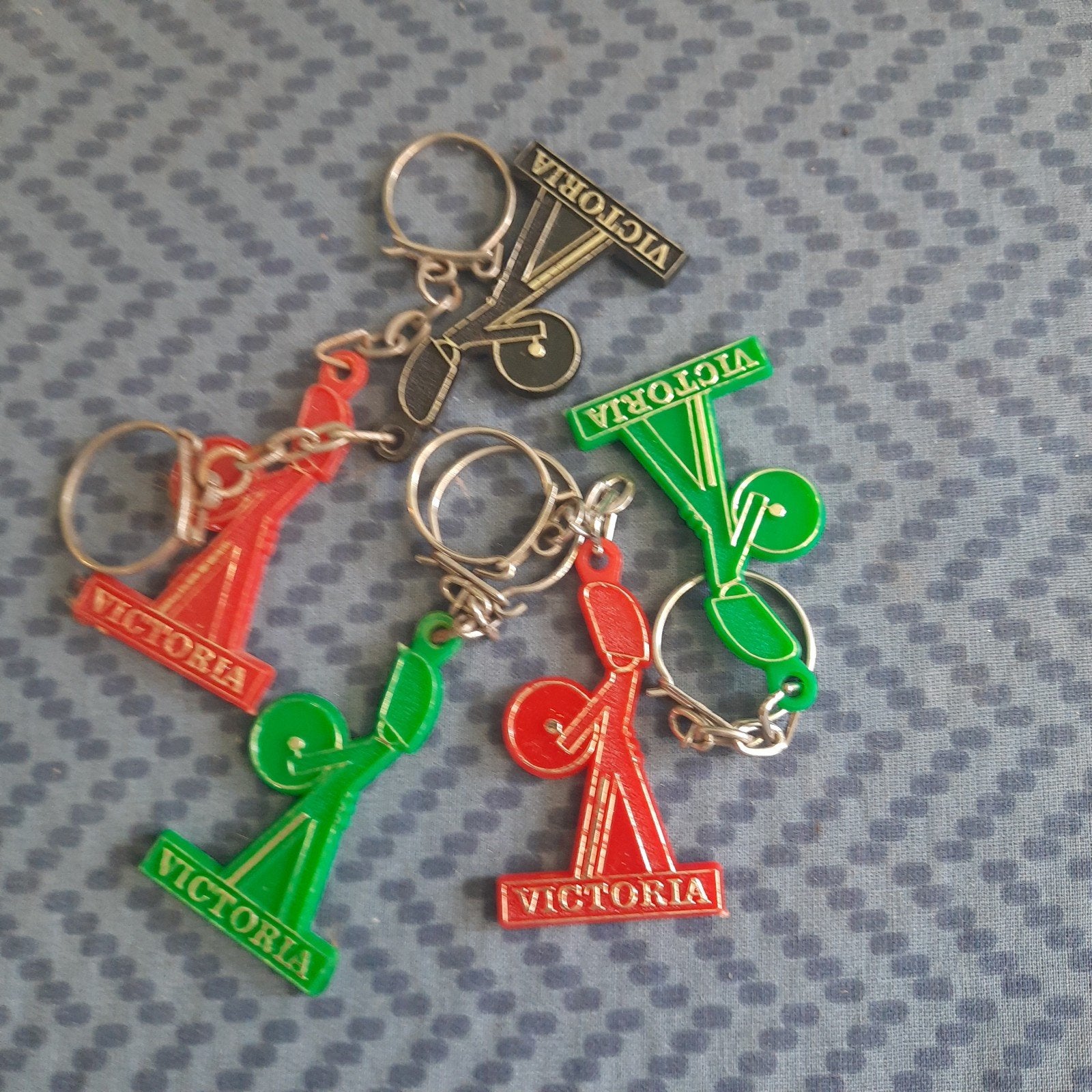 5 stuks VINTAGE sleutelhangers VICTORIA * ONGEBRUIKT*NEW*, Verzamelen, Ophalen, Nieuw, Merk