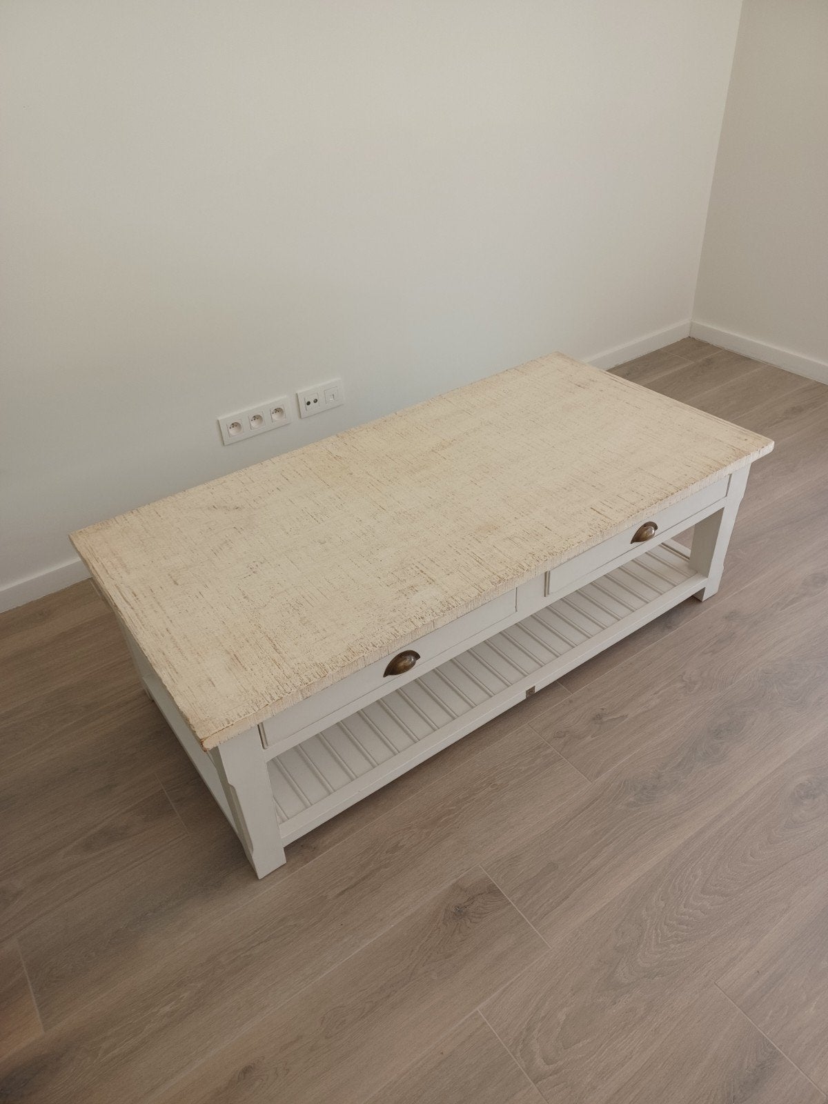Riviera Maison salontafel- kastje, Ophalen, Zo goed als nieuw, Rechthoekig, Hout