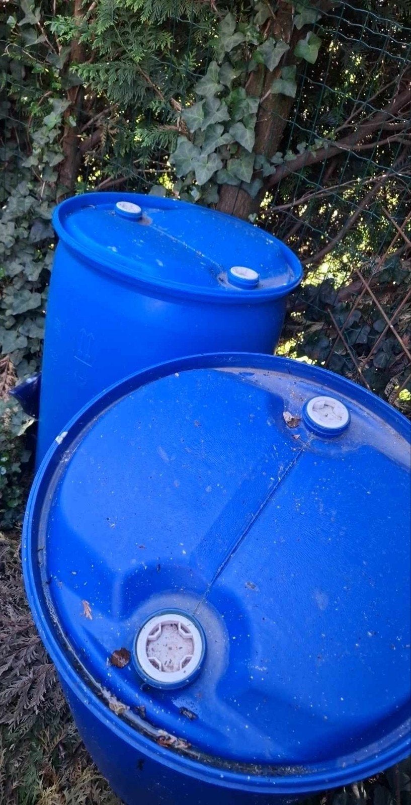 Bidon 200 litres, Tuin en Terras, Regentonnen, Ophalen of Verzenden