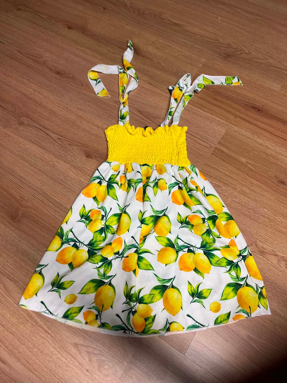 Robe jaune citron pour fille, Enlèvement ou Envoi, Comme neuf, Fille, Robe ou Jupe