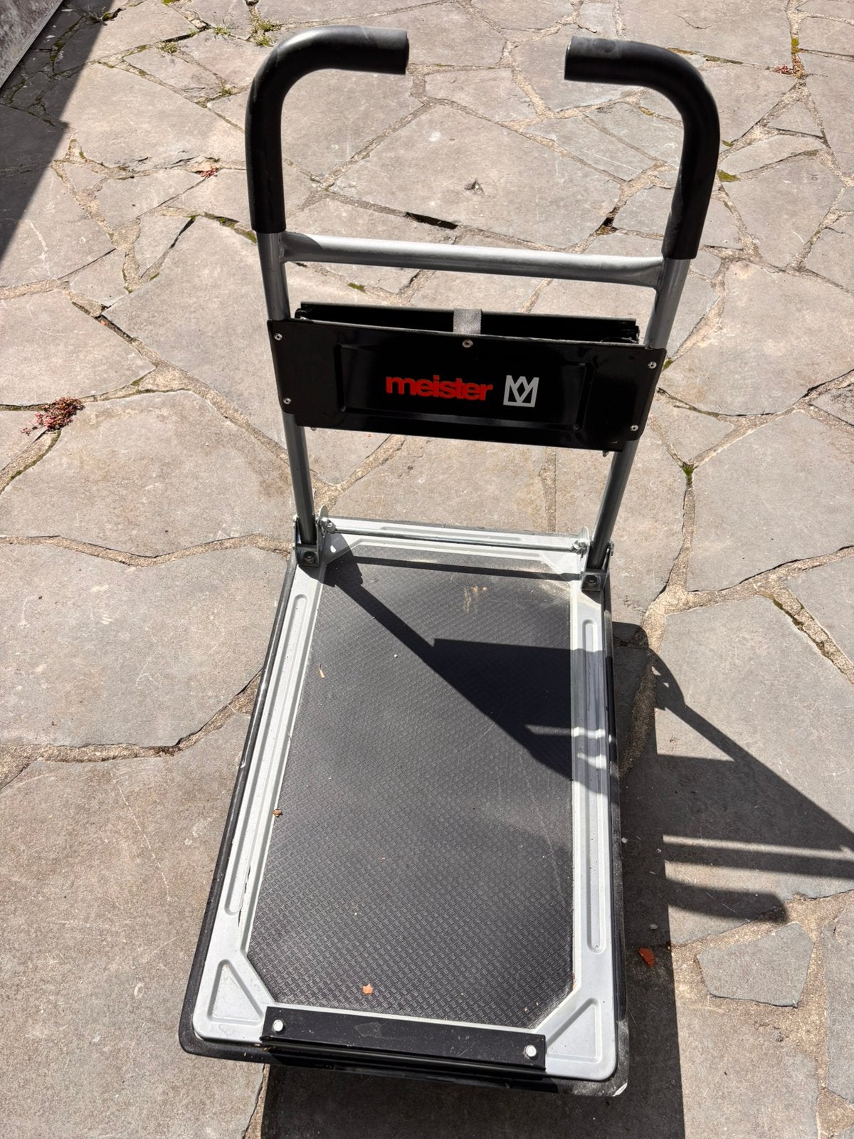 Chariot de manutention MEISTER– plateforme pliable, Enlèvement, Comme neuf, Chariot de transport
