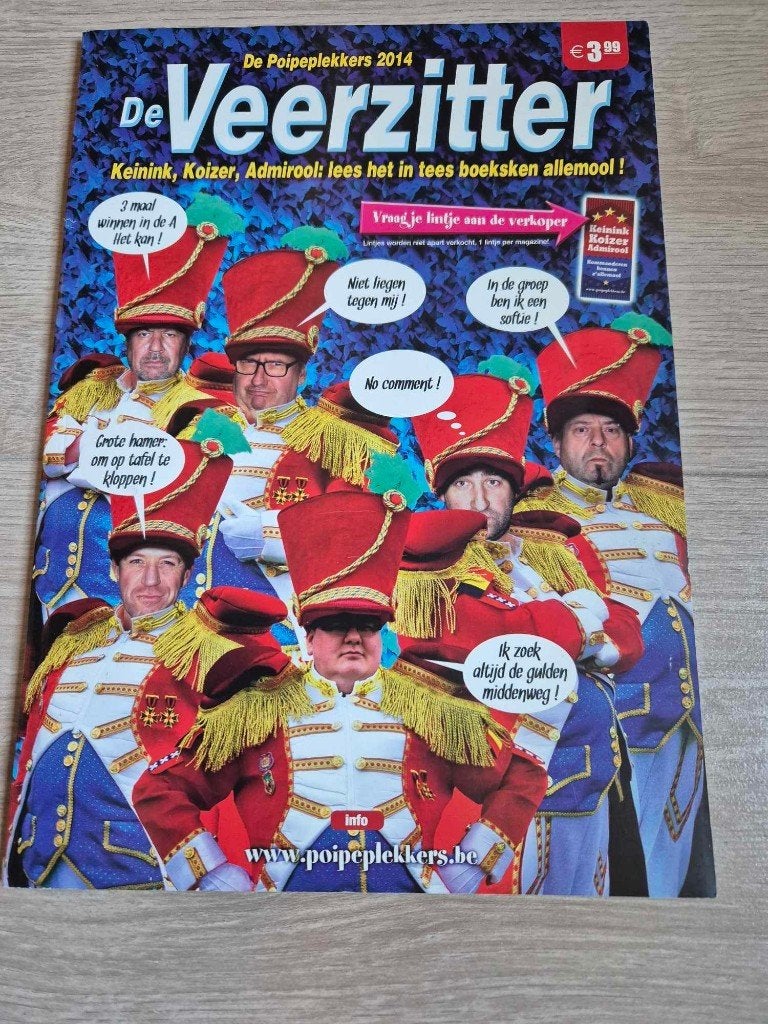 Carnaval Aalst De poipeplekkers 2014, Ophalen of Verzenden