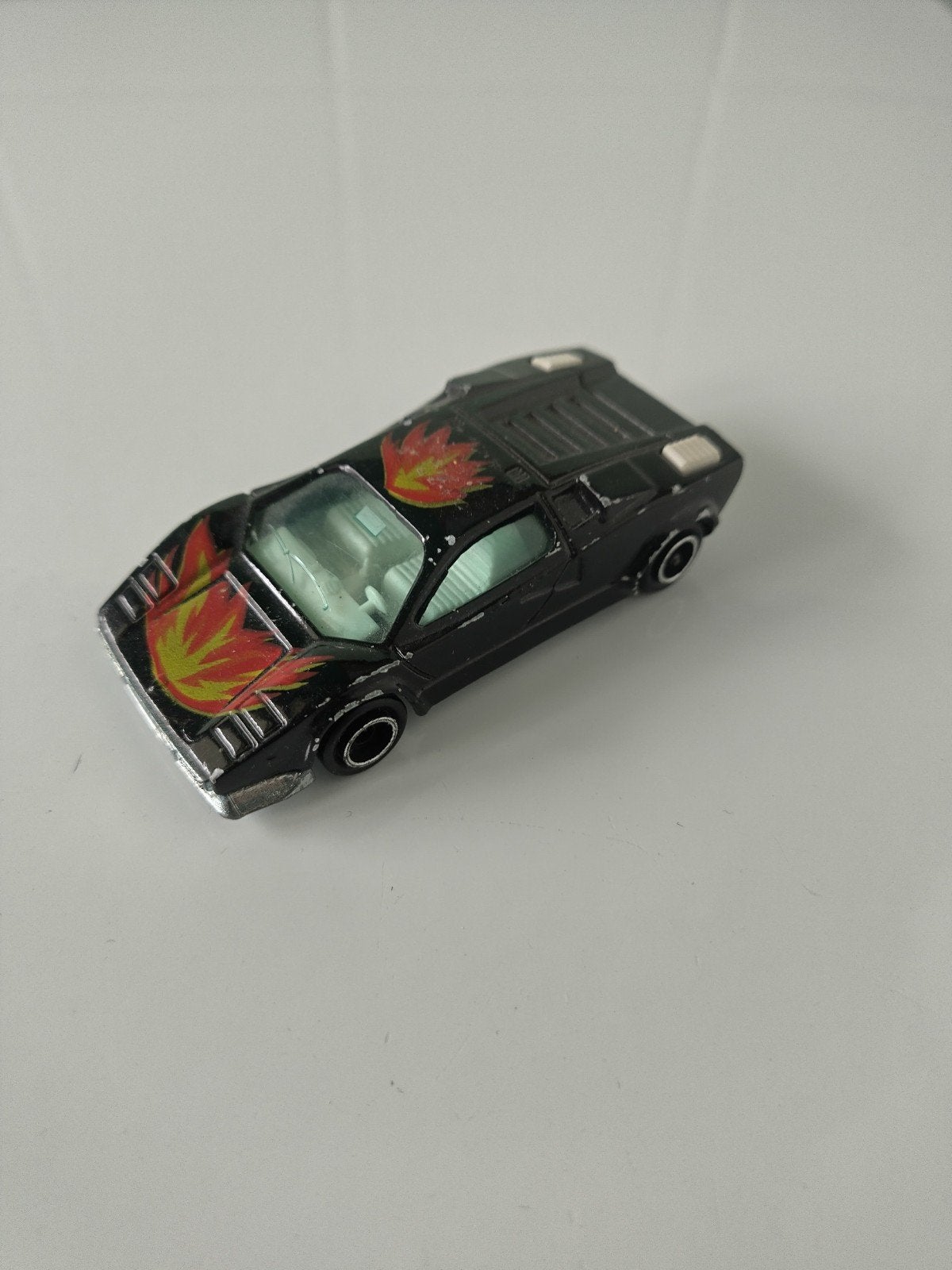 Vintage Majorette Lamborghini AFHALING LEES BESCHRIJVING, Hobby en Vrije tijd, Ophalen, Gebruikt, Auto, Majorette