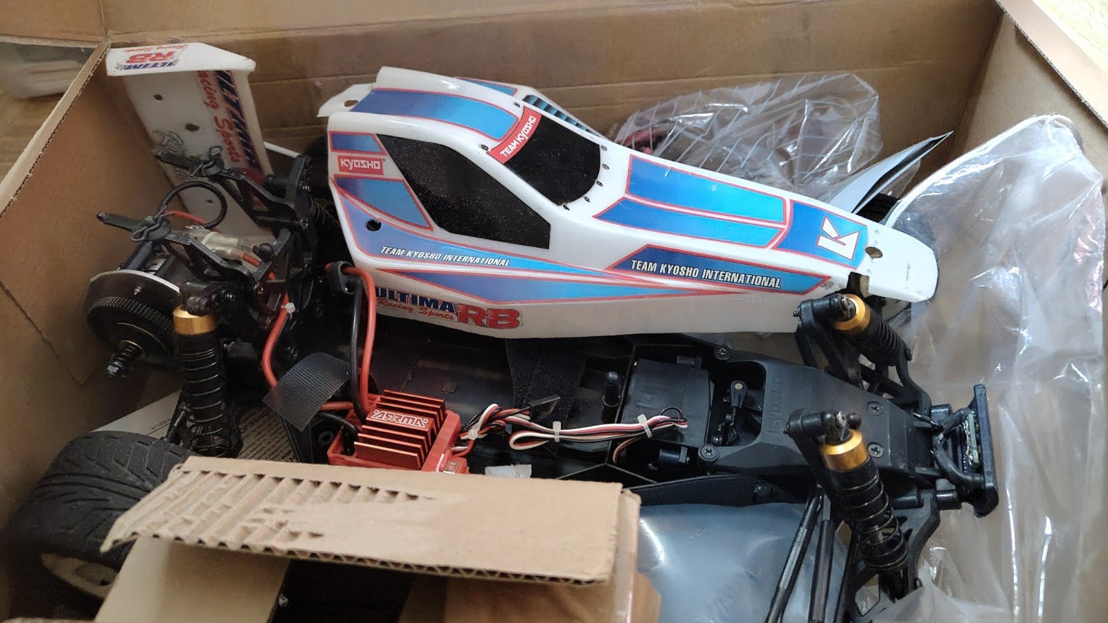 kyosho ultima, Hobby en Vrije tijd, Gebruikt, Auto offroad, Schaal 1:10, Ophalen