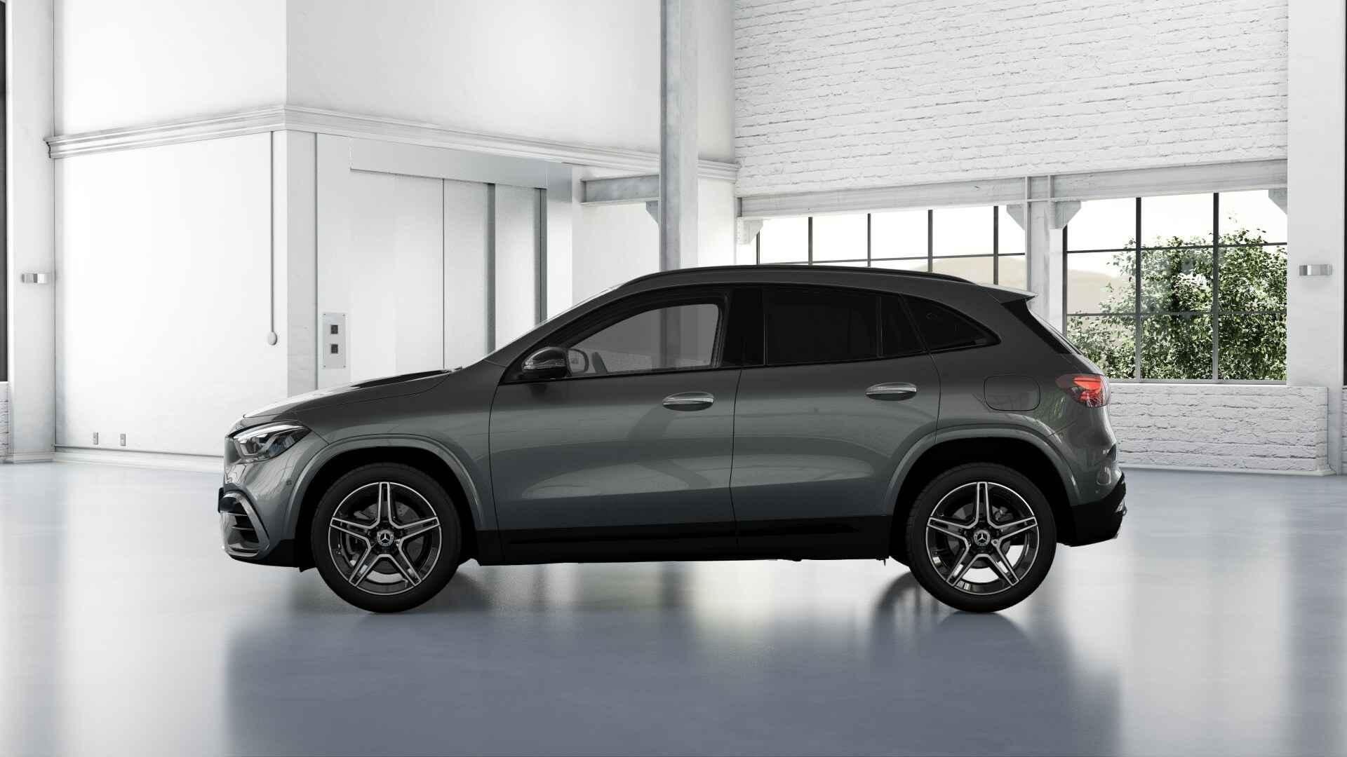 Mercedes-Benz GLA-klasse 200 AMG Line | Night Pack | Panoram, Autos, Mercedes-Benz, Argent ou Gris, Achat, 1800 kg, Entreprise