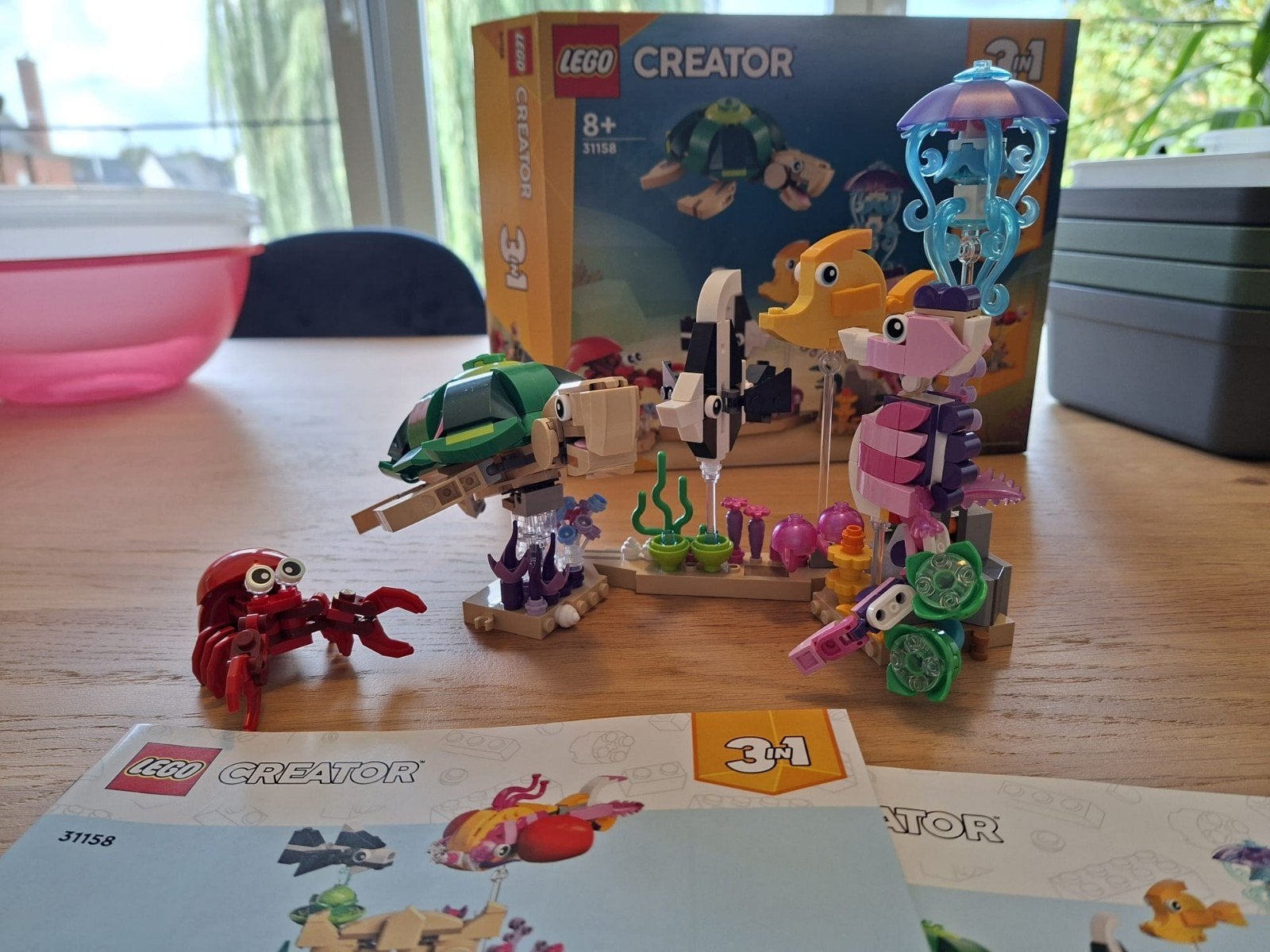 lego 31158 creator 3in1 sea animals, Ophalen, Inclusief instructies, Lego, Zo goed als nieuw