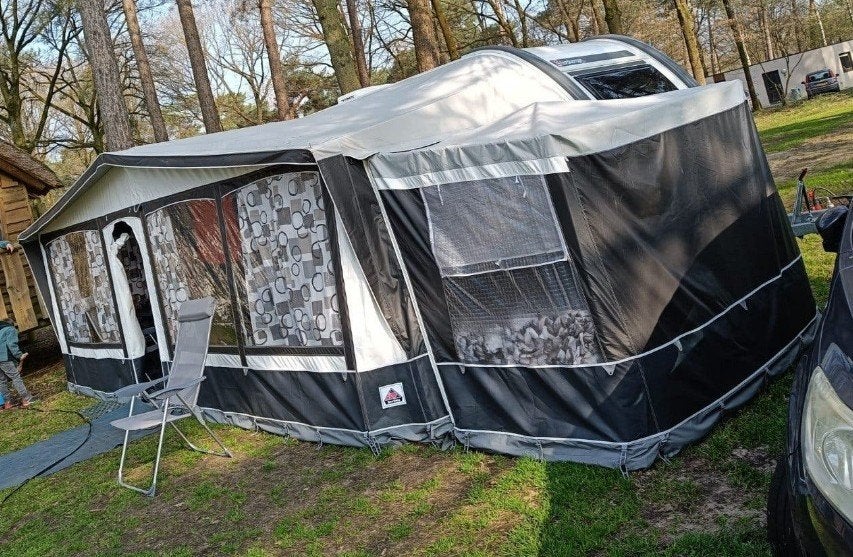 caravan voortent dorema, Caravans en Kamperen, Ophalen, Gebruikt, PVC, Dorema