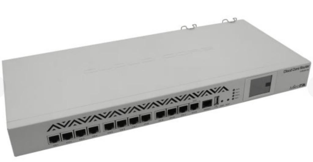 Mikrotik CCR1016-12G router, Ophalen, Zo goed als nieuw, Router, Mikrotik