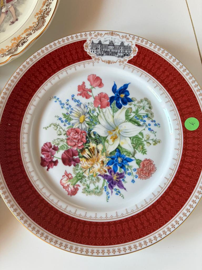 Limoges borden met thema verzamelborden, Antiek en Kunst, Ophalen