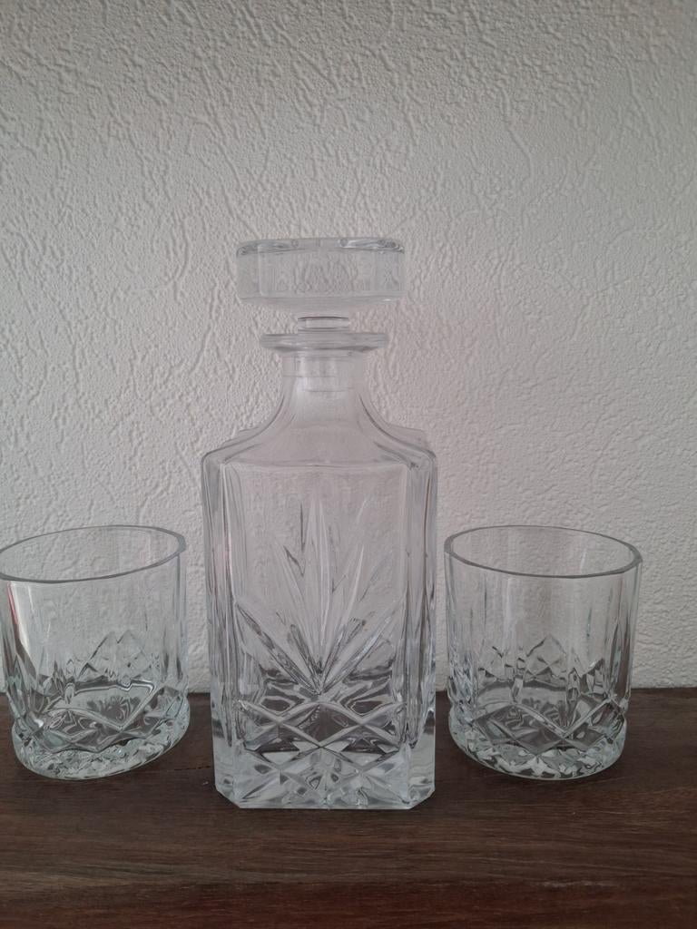 Whisky set cristal, Ophalen