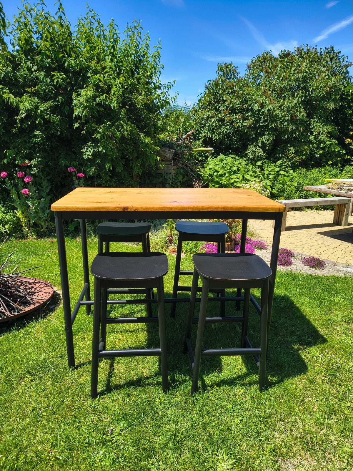 Keukentafel met bijhorende krukken, Huis en Inrichting, Keuken | Keukenelementen, Ophalen