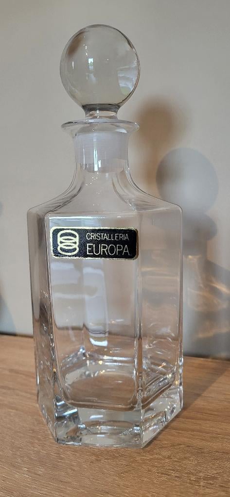 Whisky karaf met dop (kristal), Ophalen