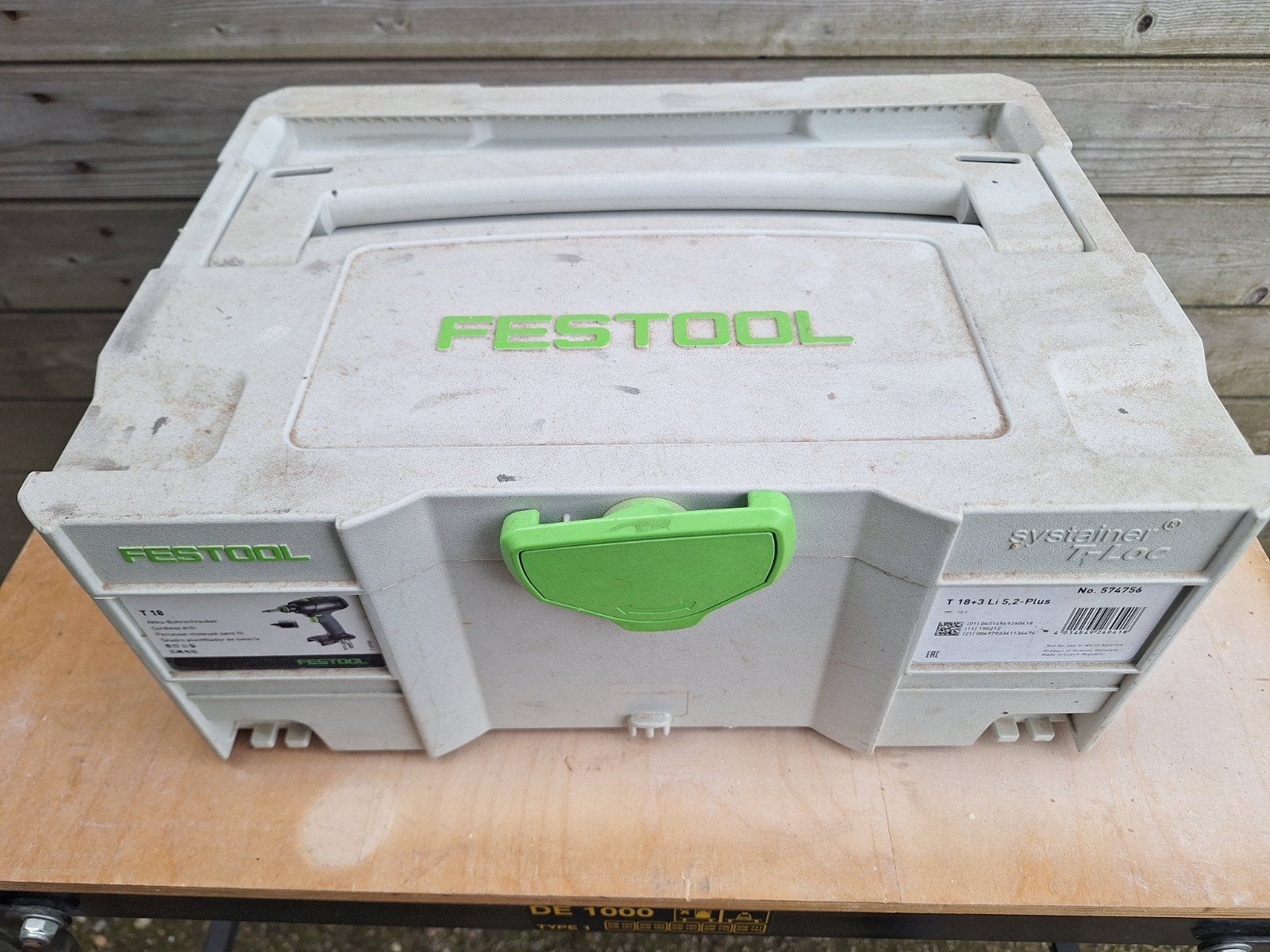 Festool T18, Enlèvement