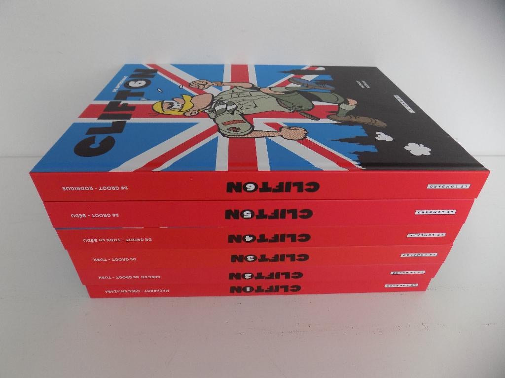 Clifton ~ Complete serie Integrale hardcovers 1 t/m 6, Boeken, Stripverhalen, Complete serie of reeks, Ophalen of Verzenden, Zo goed als nieuw
