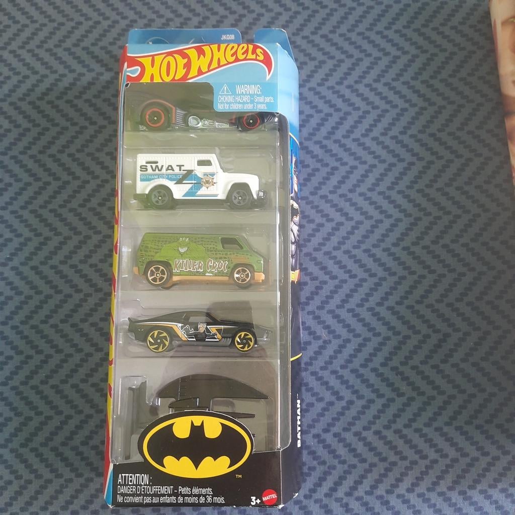 HOTWHEELS 5-PACK * BATMAN * SEALED * NEW * ZELDZAAM *, Hobby en Vrije tijd, Ophalen, Nieuw, Auto, Overige merken