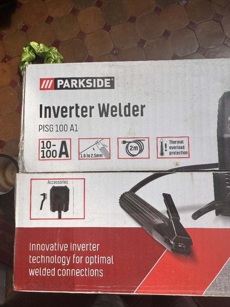 Poste à souder Inverter Parkside PISG 100 A1 - Neuf (boîte), Enlèvement ou Envoi, Neuf, Moins de 150 ampères, Inverter