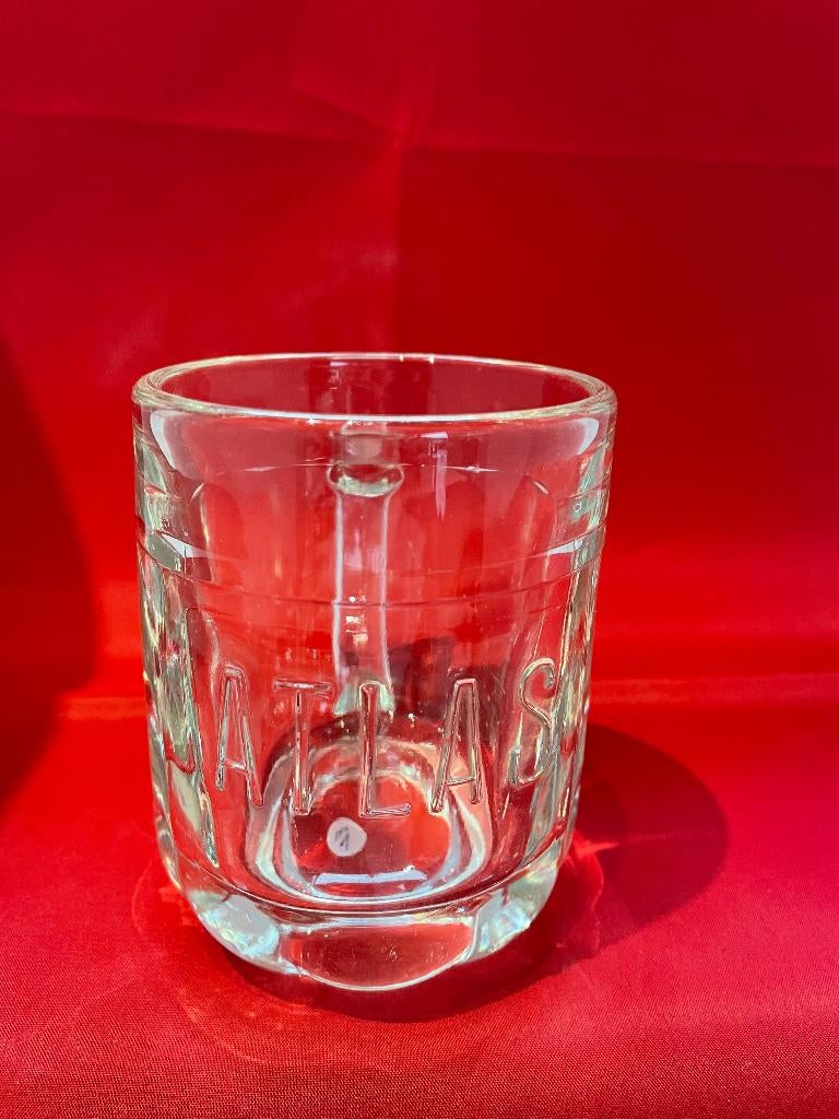 Verre à bière Atlas, Enlèvement ou Envoi, Utilisé, Verre à bière