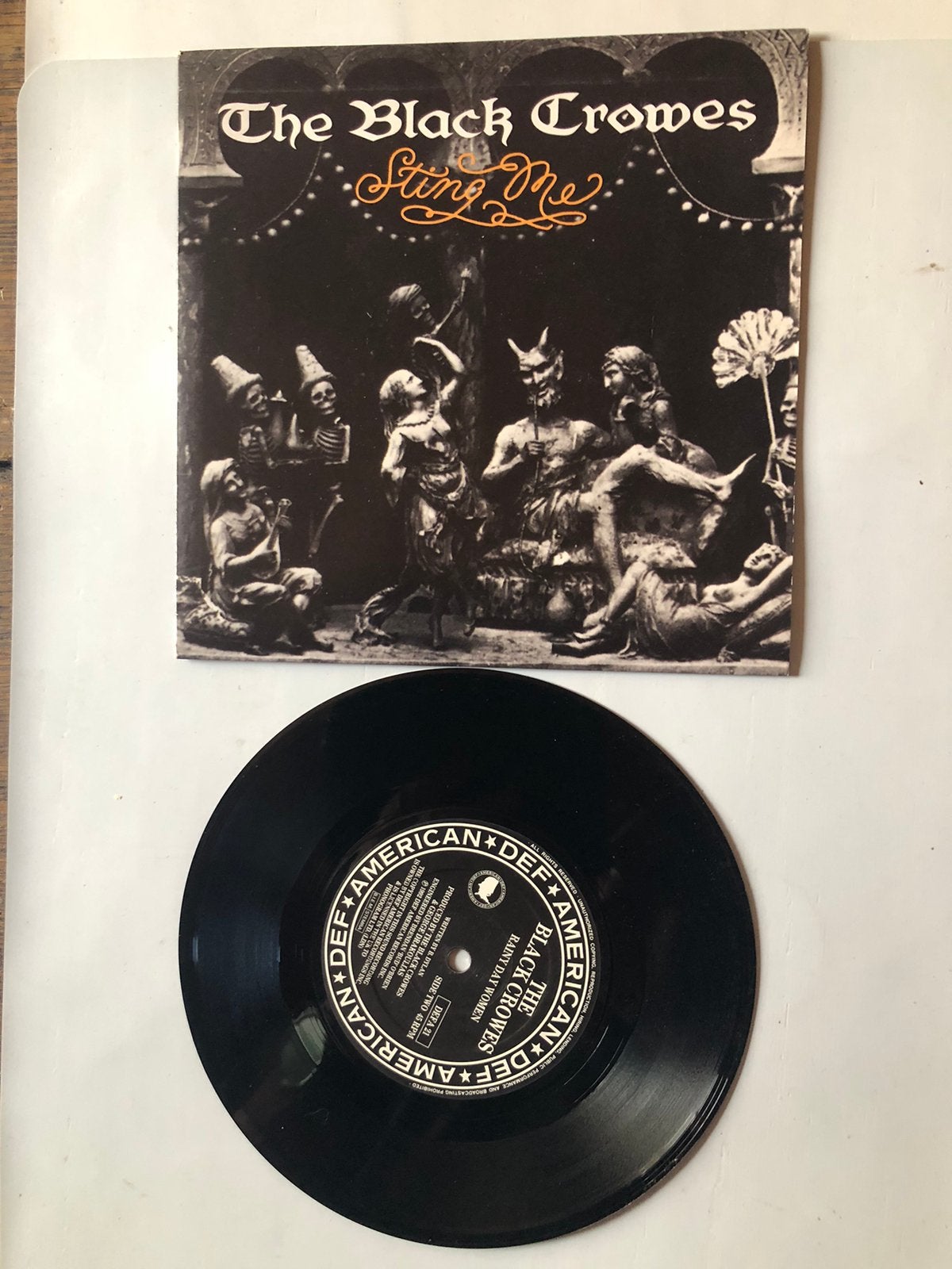 The Black Crowes: sting me ( mint; 1992), Verzenden, Zo goed als nieuw