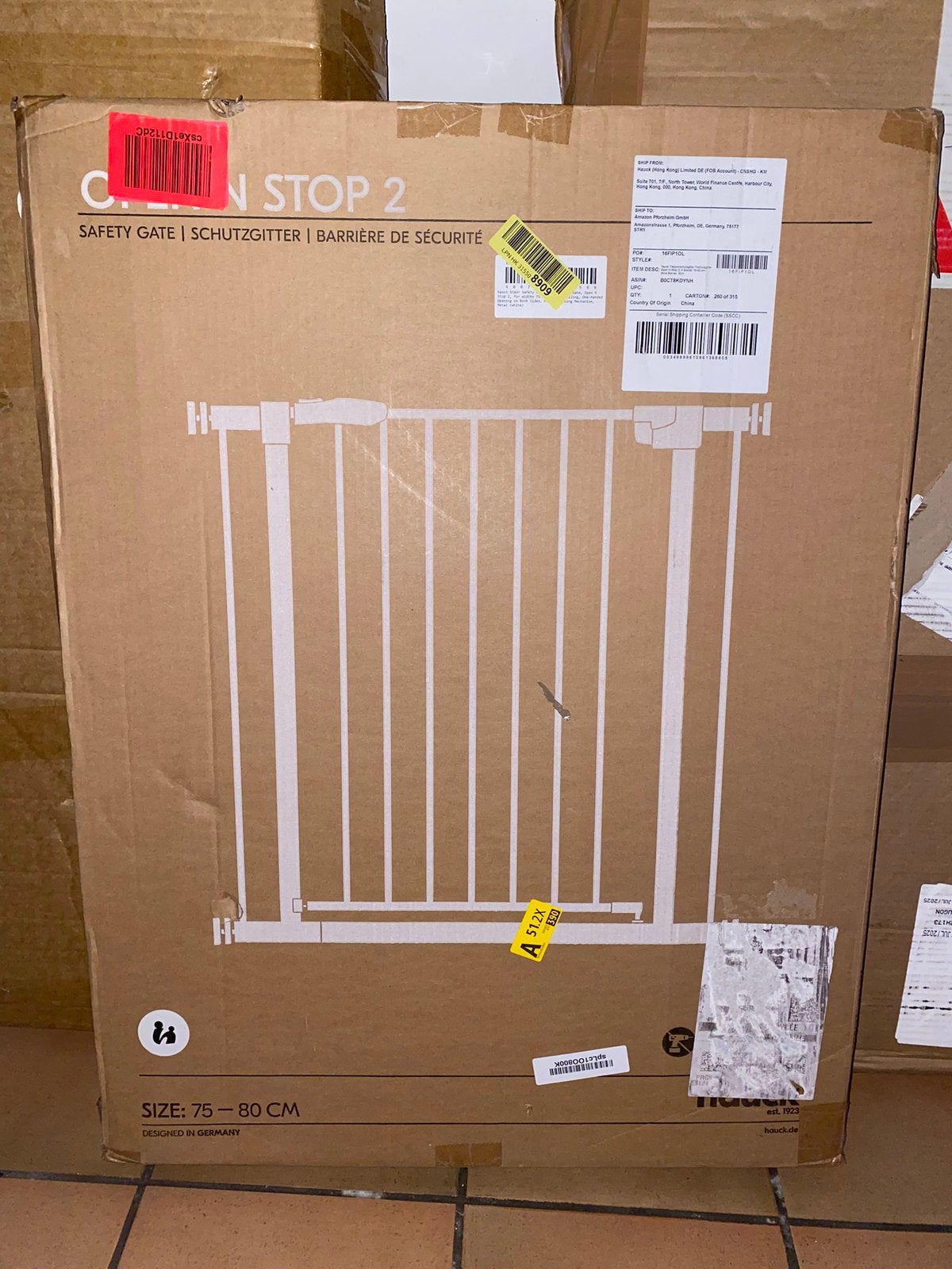 Barrière de sécurité pour enfant / safety gate, Enlèvement ou Envoi, Comme neuf, Barrière de sécurité