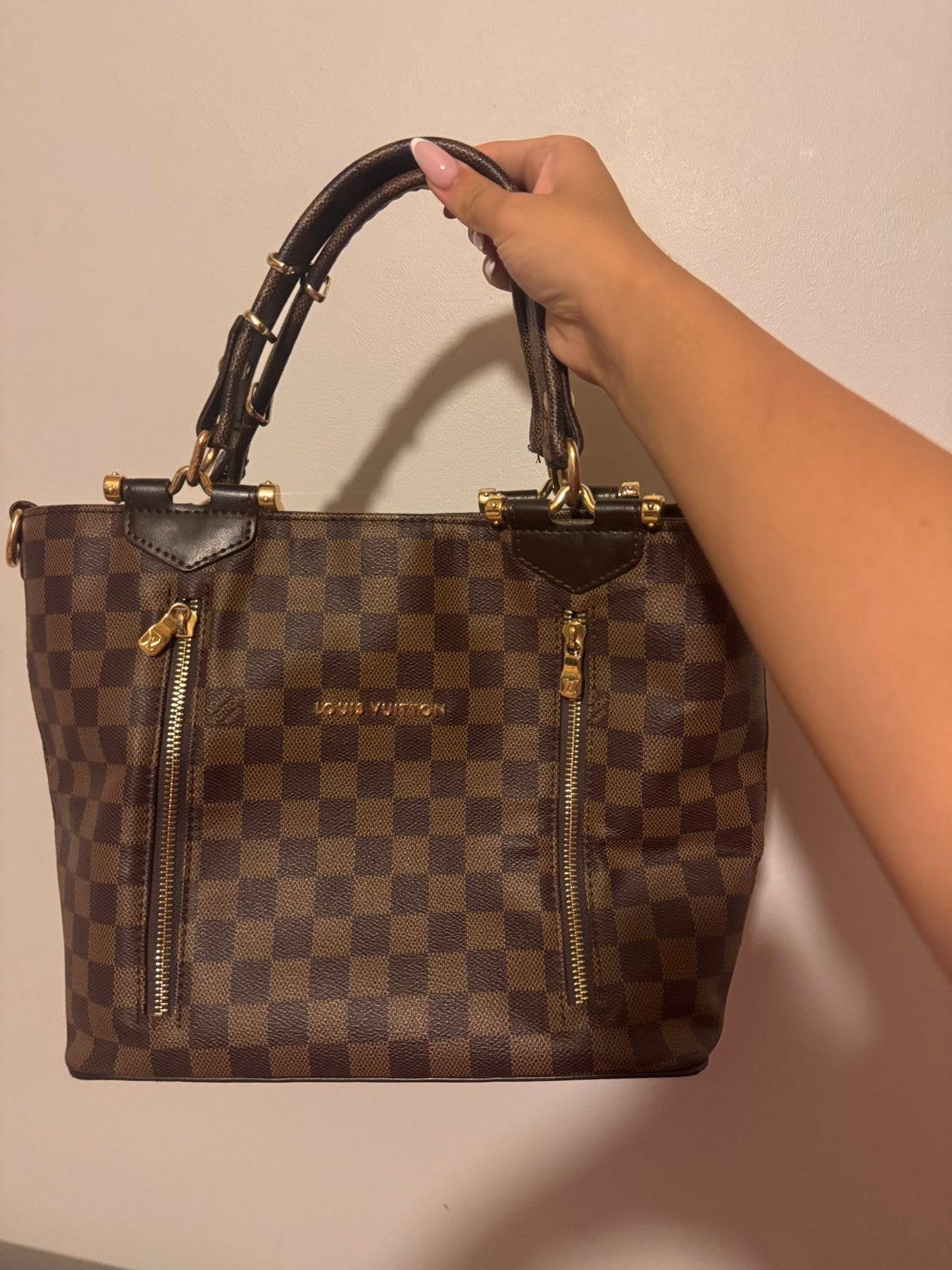 Louis vouttion handtas, Verzenden, Zo goed als nieuw, Bruin, Handtas