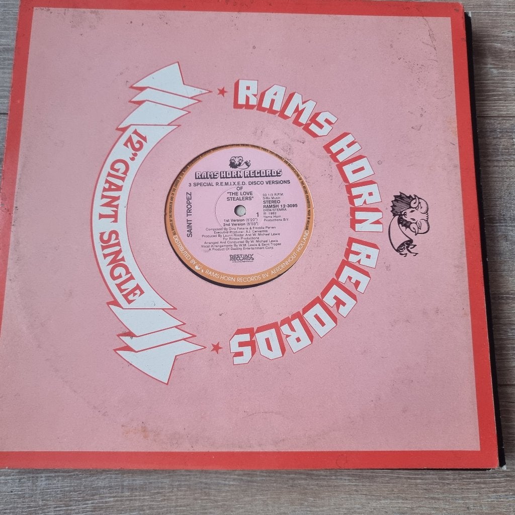 12" Saint Tropez – The Love Stealers, CD & DVD, Vinyles Singles, Enlèvement ou Envoi, Utilisé, 12 pouces, Dance et House