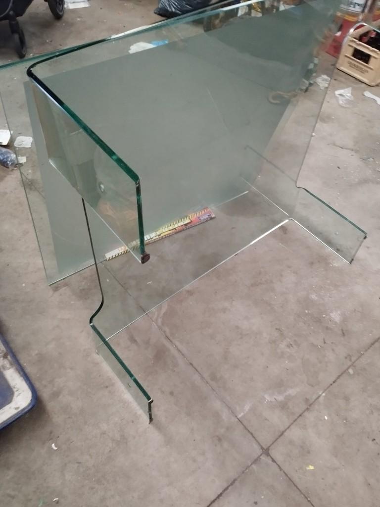 salontafel glas, Ophalen, 50 tot 75 cm, Vierkant, 100 tot 150 cm