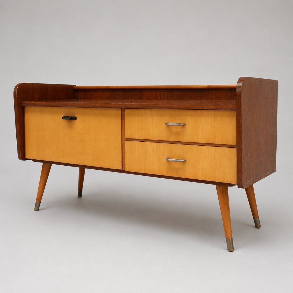 Vintage design laag dressoir gangkast jaren '60 '70 retro, Verzenden