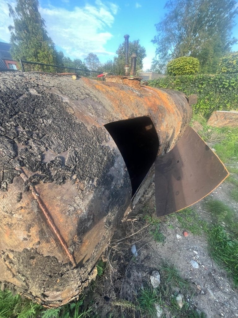2 mazouttanks voor oud ijzer met attest, Bricolage & Construction, Enlèvement, Utilisé, Fer