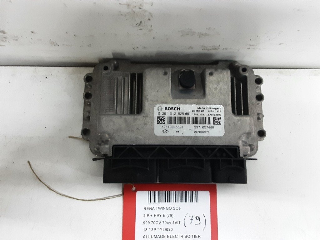MODULE D ALLUMAGE Renault Twingo III (AH) (237105748R), Renault, Mevr. I. Hauben, Utilisé, Rue de l'Espoir 34 34
4030  GRIVEGNÉE, BE