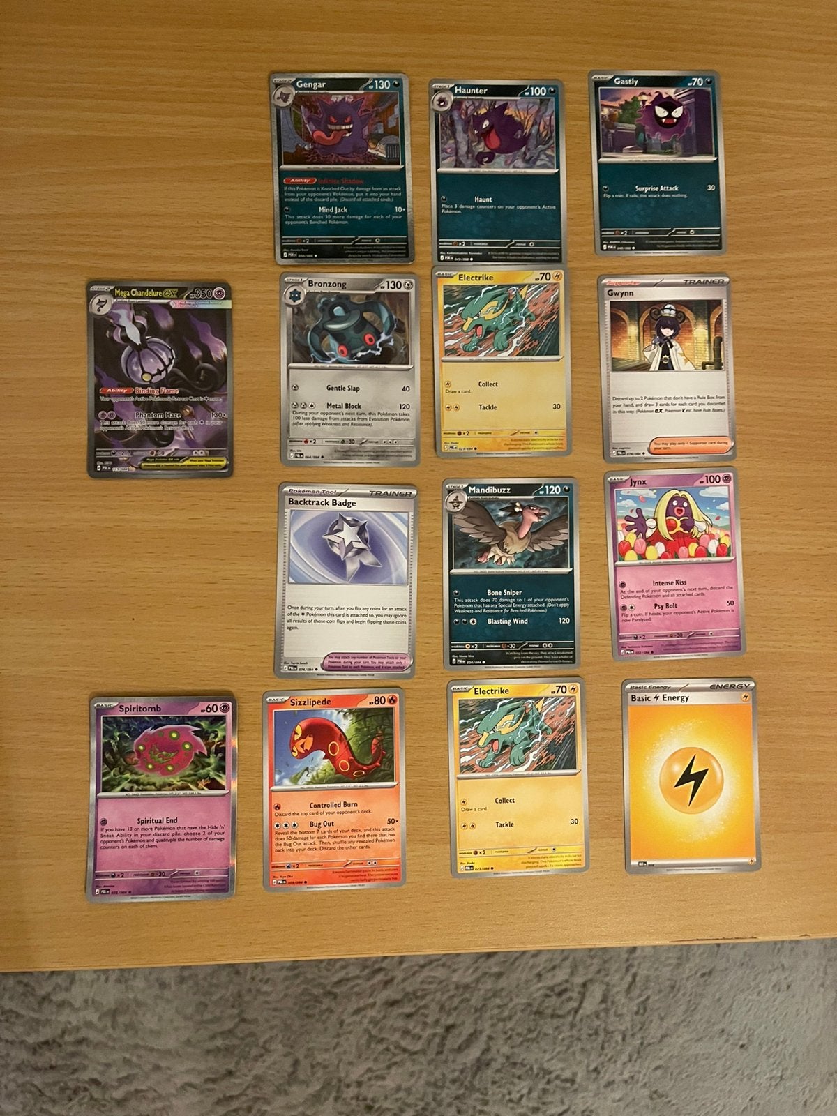 Pokemonkaarte Pitch black,megachandelure en 14 andere kaart, Ophalen, Zo goed als nieuw