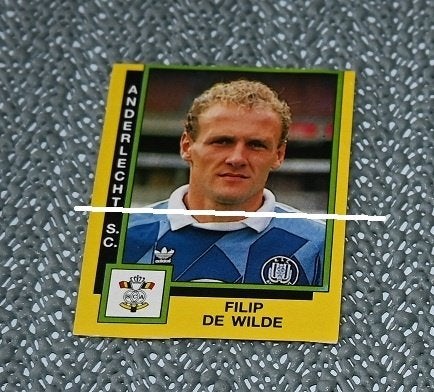 Panini Football 91/RSC Anderlecht/Filip De Wilde, Collections, Envoi, Neuf, Affiche, Image ou Autocollant