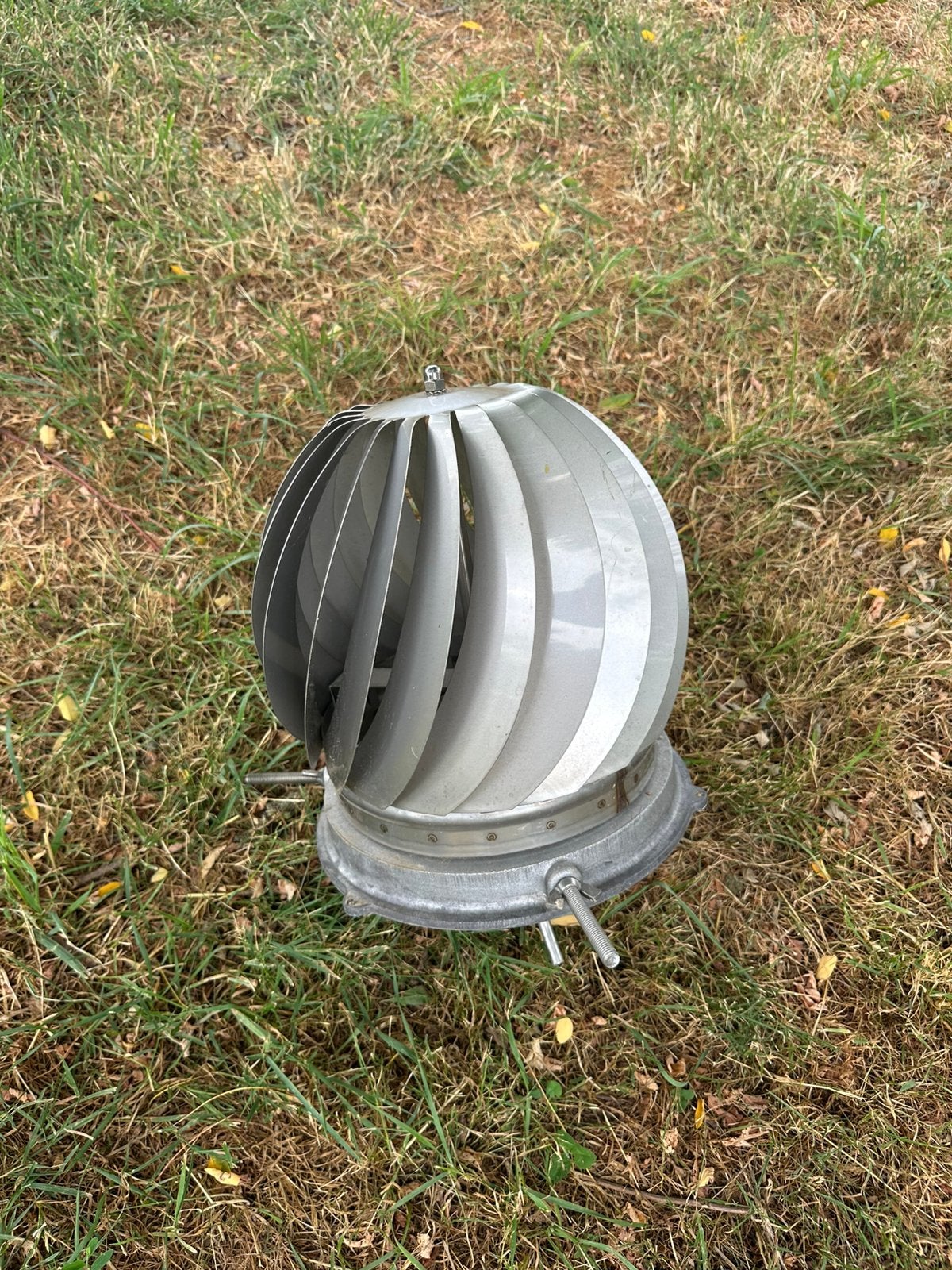 roterende schoorsteenkap, Ophalen, Gebruikt, Ventilator