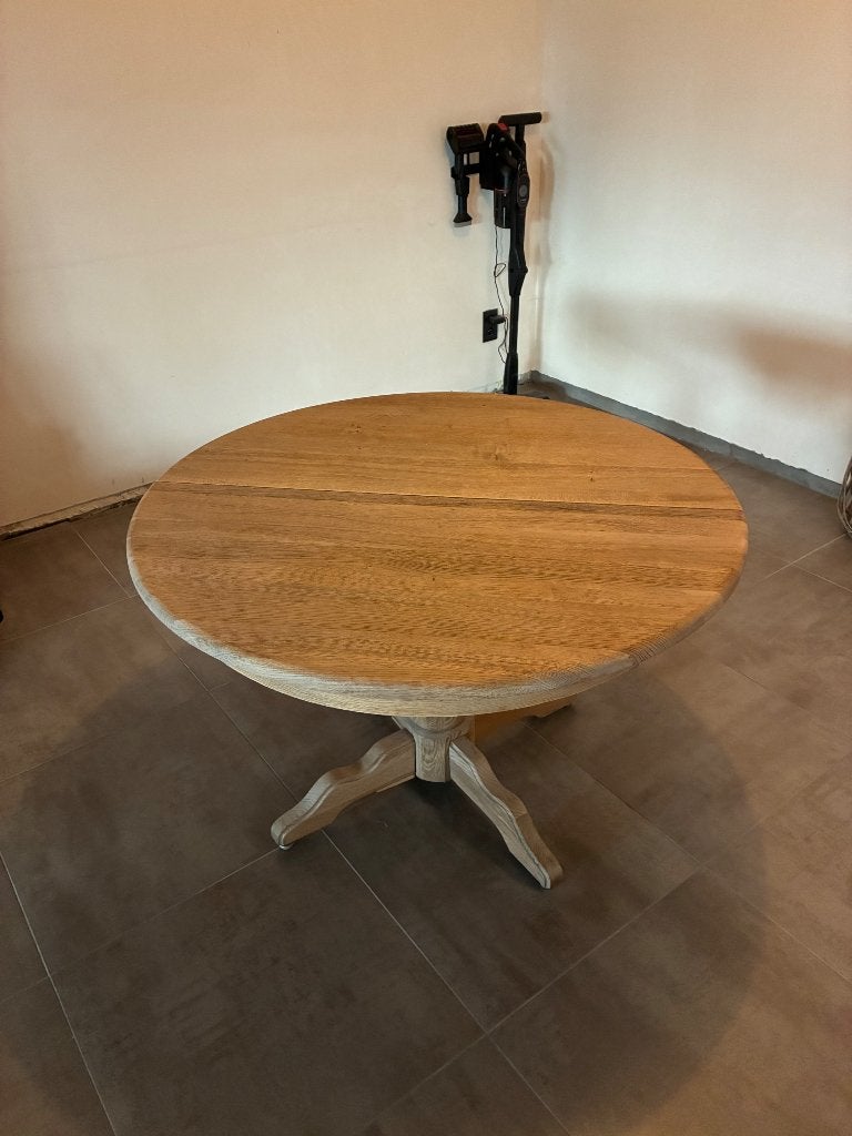 Eiken tafel, Ophalen, Zo goed als nieuw, Vijf personen of meer, Eikenhout