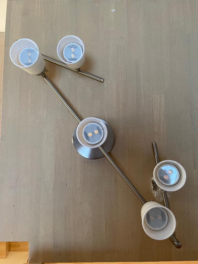 IKEA Tidig plafondspots 5 stuks, Ophalen, Zo goed als nieuw, Glas, Plafondspot of Wandspot
