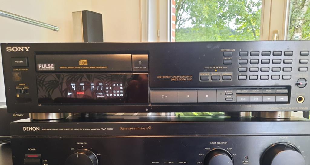 SONY CDP-791 cd speler., Audio, Tv en Foto, Ophalen, Gebruikt, Sony