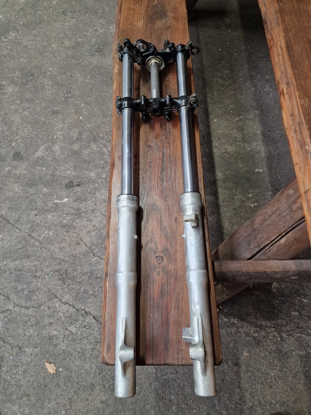 Fourche avant à tambour Honda MTX125 JD05, très bon état., Vélos & Vélomoteurs, Enlèvement ou Envoi