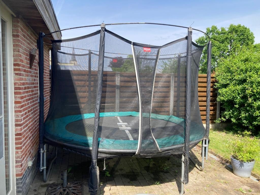 Trampoline BERG 3m diameter met veiligheidsnet, Ophalen, Gebruikt