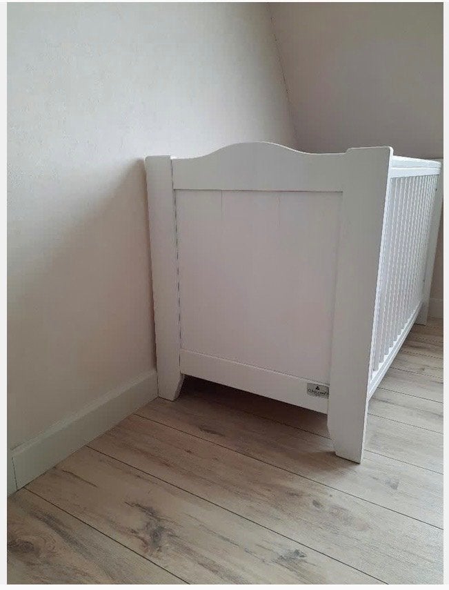 Babybed wit, Ophalen, Zo goed als nieuw, Ledikant