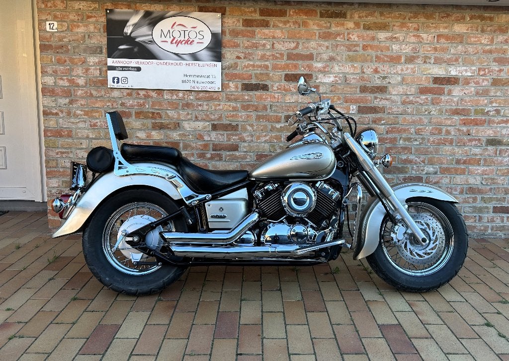 Yamaha Dragstar 650 (A2-rijbewijs), 2 cilinders, Occasion, Sportuitlaat, Particulier