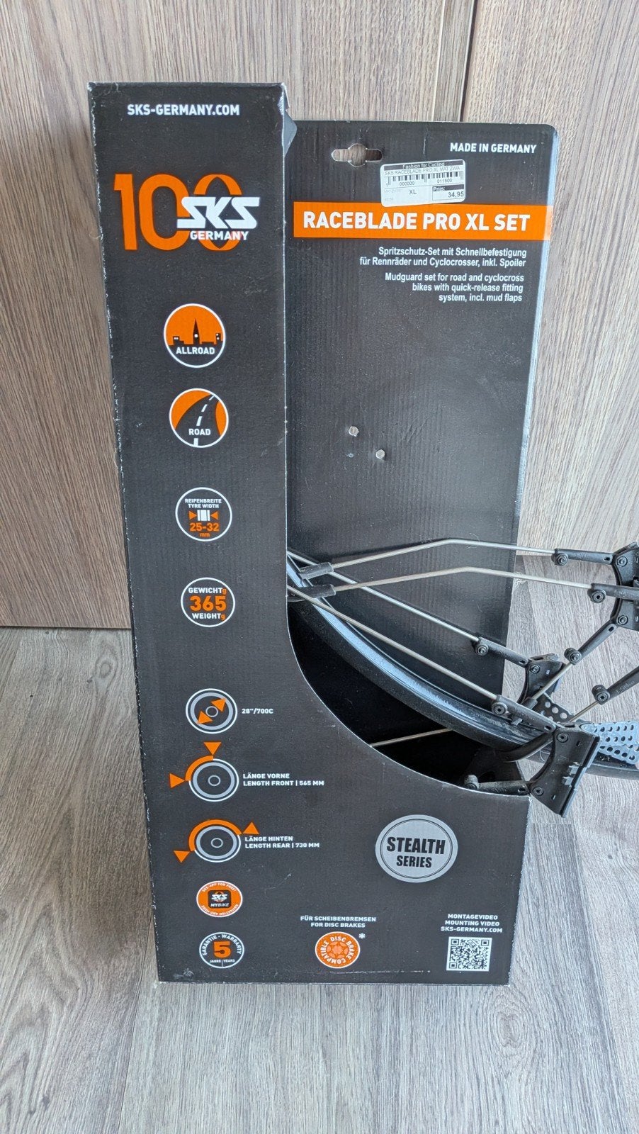 SKS Raceblade Pro XL set spatborden, Fietsen en Brommers, Fietsonderdelen, Ophalen