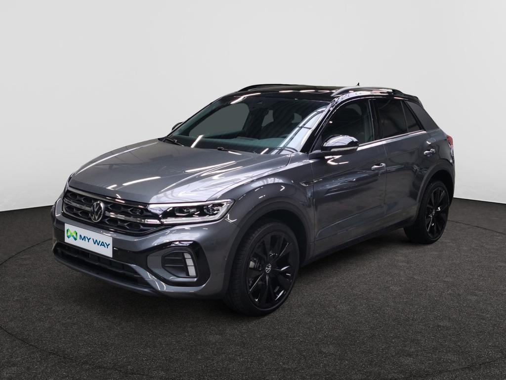 Volkswagen T-Roc T-Roc 1.0 TSI R-Line Ultimate Black, Auto's, Volkswagen, Airbags, SUV of Terreinwagen, Zilver of Grijs, 142 g/km